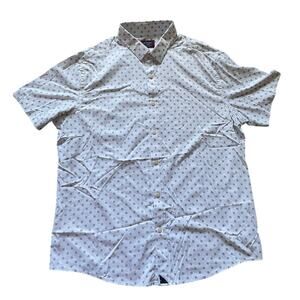 UNTUCKit Mens White Floral Mullins Button Down Collar Shirt XL Golf Preppy